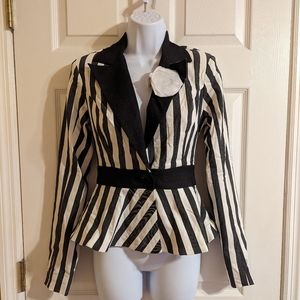Beetlejuice x Unique Vintage Peplum Maitland Blazer